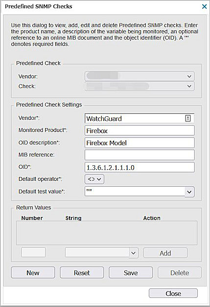 Add SNMP Checks on the N-able N-sight RMM server